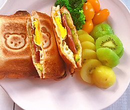 简单营养的三明治，快手早餐必备的做法