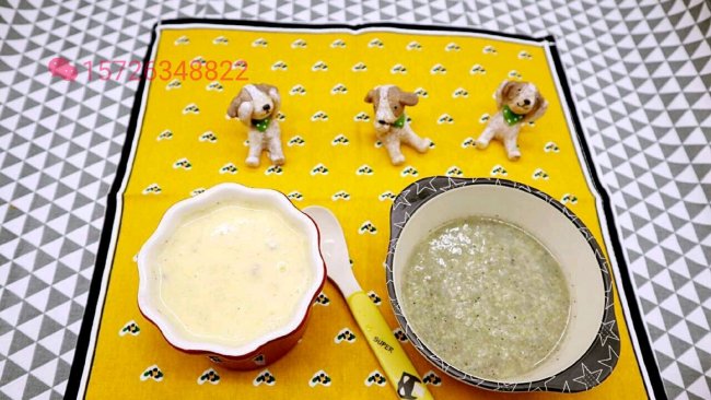 宝宝辅食之南瓜奶香浓汤、小米粥的做法