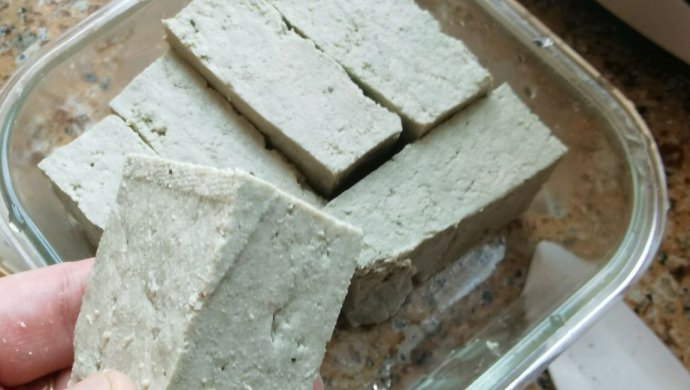 自制黑豆腐——用豆子和白醋做豆腐