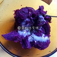 酸奶紫薯泥的做法图解4