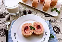 火龙果蛋糕卷#爱的暖胃季-美的智能破壁料理机#的做法