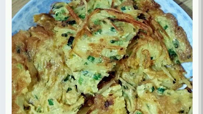 土豆鸡蛋葱花饼