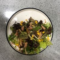 茶树菇金枪鱼蔬菜色拉的做法图解5