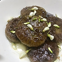 红糖槐花糯米饼