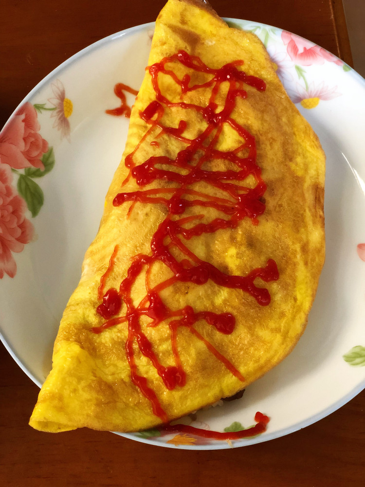 蛋包饭的做法