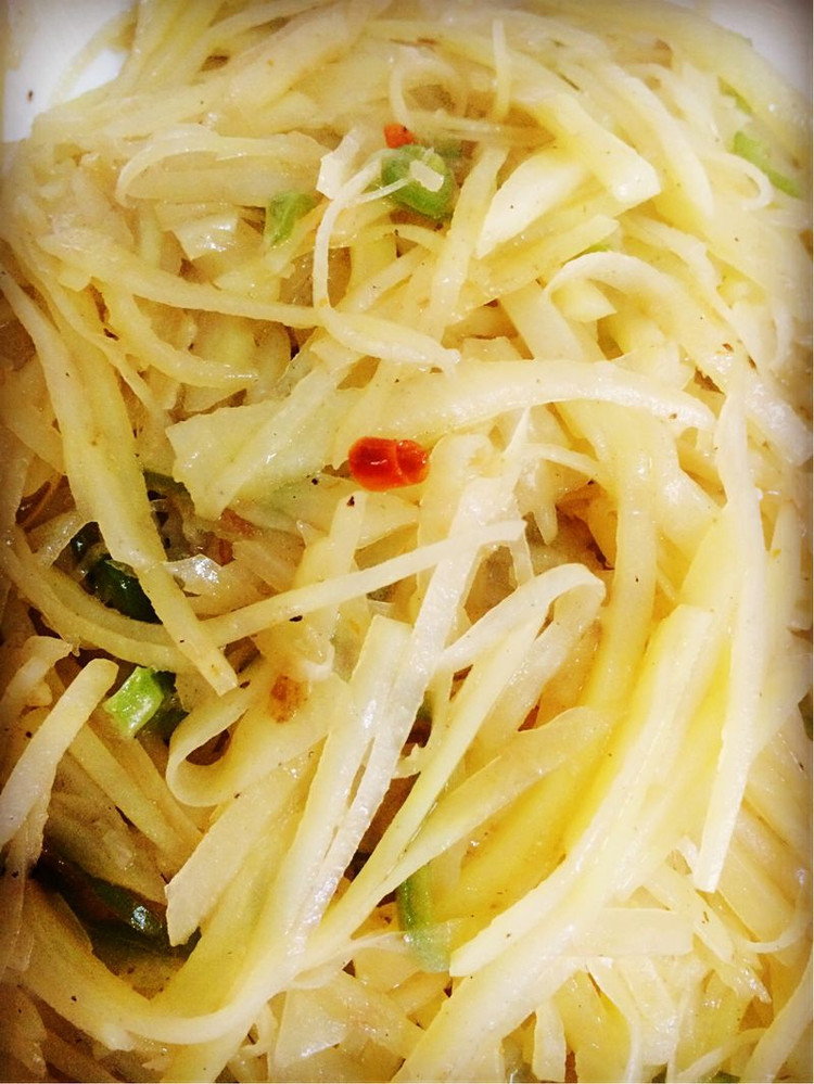 酸辣土豆丝的做法