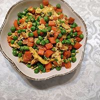 鸡蛋扑豌豆的做法图解6