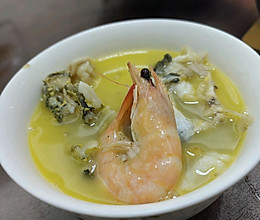 黄刺鱼鲜虾汤的做法