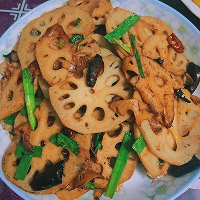 炝炒藕片