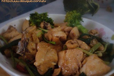素炒鸡肉