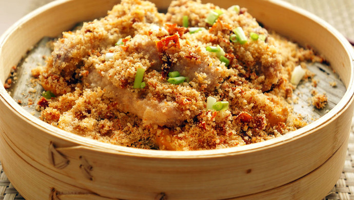 红薯蒸排骨（ＤＩＹ米粉）