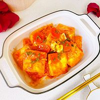 #美食说出“新年好”#茄汁鸡蛋豆腐的做法图解17