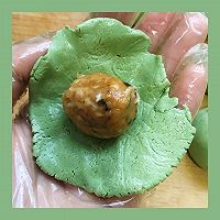 肉松青团的做法图解10