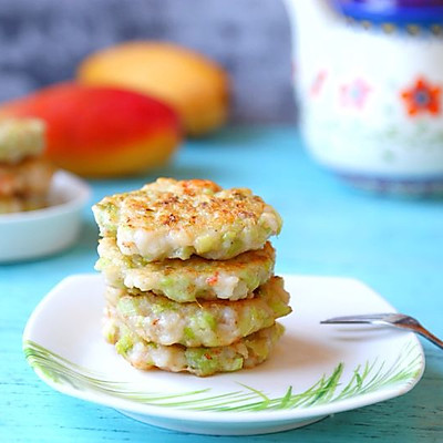 蔬菜虾肉饼