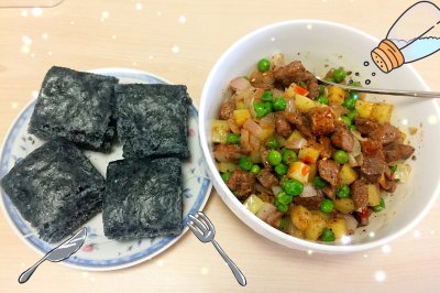 小炒牛肉粒