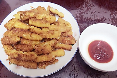 万圣节南瓜另类吃法※盐酥南瓜条※
