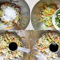 #我为奥运出食力#黑鳕鱼菜丸子 减脂轻食餐的做法图解4
