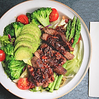 牛油果嫩牛暖食沙拉的做法图解12