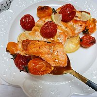 #挪威三文鱼#香烤三文鱼的做法图解9