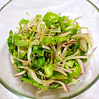 凉拌老虎菜|养老公不重样的做法图解3