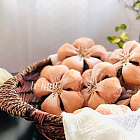 樱花豆沙馅儿小面包 素食的做法图解27