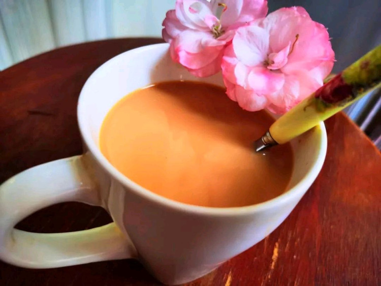 冬日#来一杯暖身暖心的焦糖奶茶的做法