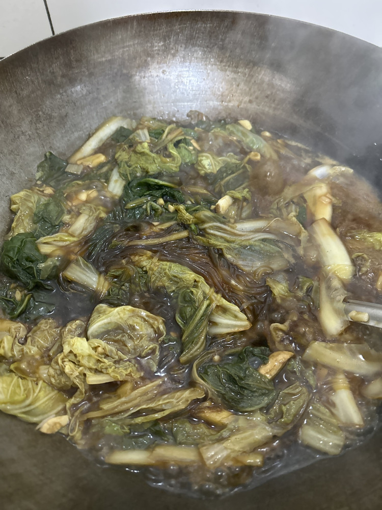 白菜炖粉条的做法