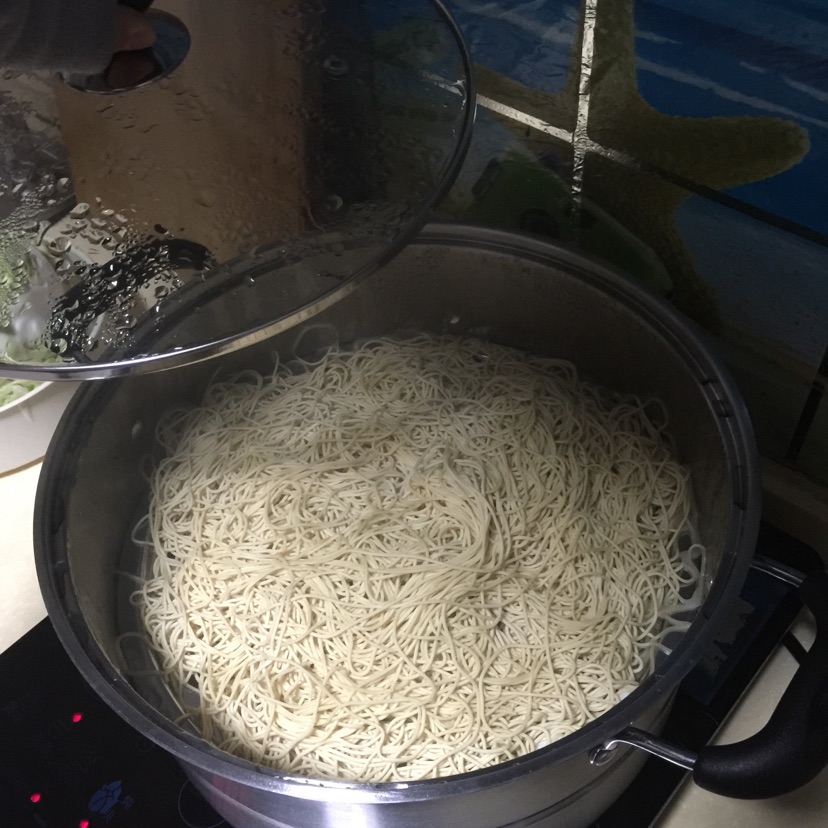 蒸卤面的做法图解1