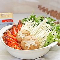 蒜香黄油鲜虾锅物#奶香四溢 暖锅佳味#的做法图解7