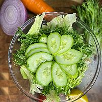 #时令蔬菜最养人#清理冰箱之，蔬菜大杂拌儿！的做法图解2