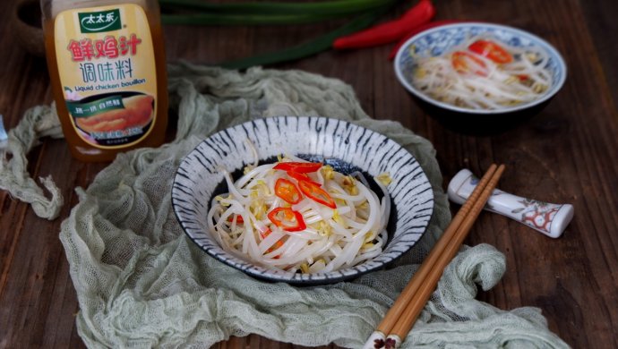 鸡汁豆芽