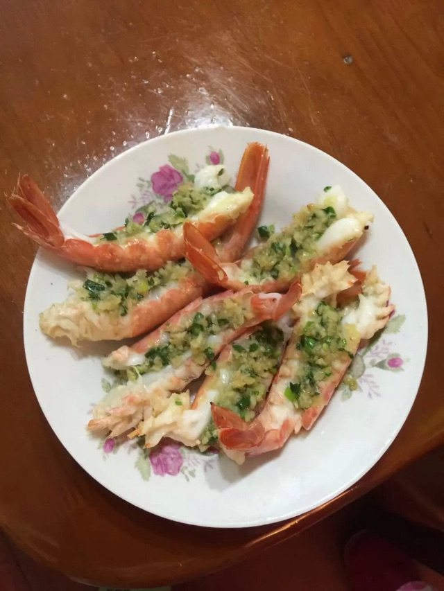蒜蓉开边虾