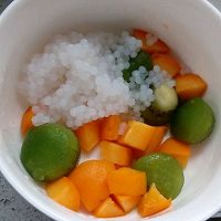 色彩缤纷水果捞的做法图解6