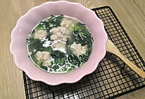 清淡好吃的菠菜肉丸汤的做法