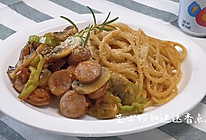#肉食主义狂欢#日式那不勒斯意面｜好吃到绝的做法