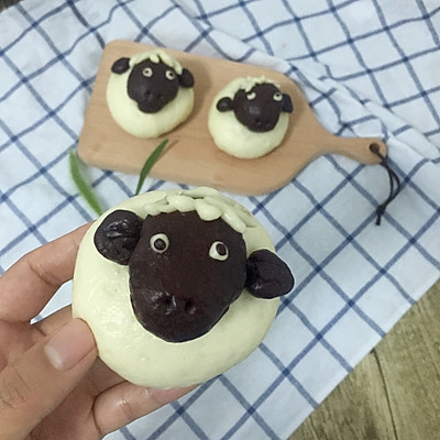 小羊咩咩咩豆沙包