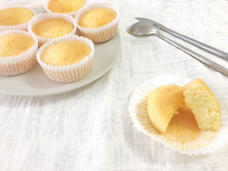 柠檬纸杯小蛋糕-okoeo风炉制作的做法