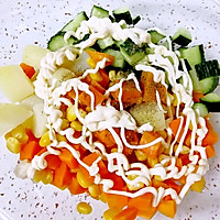 彩蔬土豆沙拉#法国乐禧瑞，百年调味之巅#的做法图解6