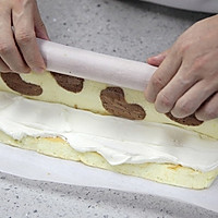 奶牛蛋糕卷+长颈鹿蛋糕卷的做法图解19