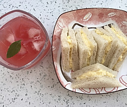 鸡蛋三明治～的做法