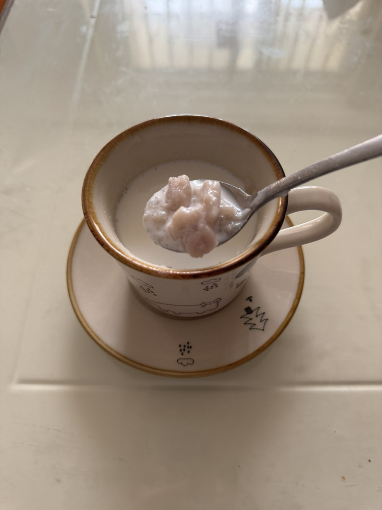 芋泥牛奶的做法