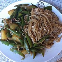 油豆角 土豆 焖面(挂面版)的做法图解8