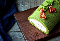 #东菱电子烤箱#卷出一个春天——抹茶草莓蛋糕卷的做法