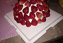 草莓蛋糕。的做法