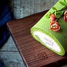 #东菱电子烤箱#卷出一个春天——抹茶草莓蛋糕卷