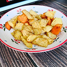 #全电厨王料理挑战赛热力开战！#网红烤薯角