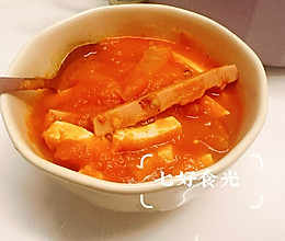 #山姆团圆宴#浓郁酸甜，嫩滑细腻丨豆腐番茄浓汤的做法