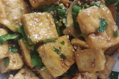 酱汁炸豆腐