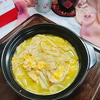 #养生打卡#茭白豆腐叶鸡蛋汤的做法图解10