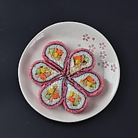 #母亲节，给妈妈做道菜#樱花寿司的做法图解12